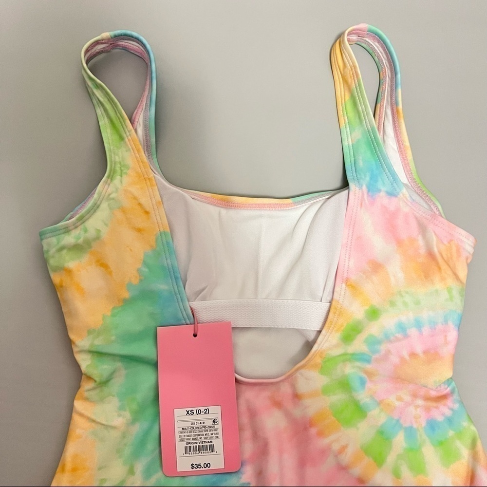 STONEY Clover Lane X Target Tie Dye Cheeky High Leg One Piece Swim Suit XXS - Picture 6 of 12
